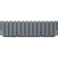 Prosperplast Boardee Collection 58x18x16.2 Cm Za3264 Flowerpot Argenté