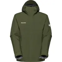 Mammut - Veste de randonnée en GORE-TEX ePE - Treeline Light HS Hooded Jacket Men Dark Marsh pour Homme - Taille M - Kaki