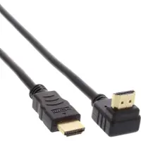 InLine HDMI (Typ A) — HDMI (Typ A) (1 m), Câble vidéo, Noir