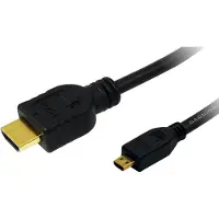 Logilink CH0030 Câble HDMI V1.4 avec Ethernet 19-pin A Mâle/D Mâle 1 m Noir