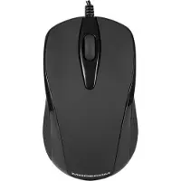 Modecom MC-M4 - Souris - optique - 3 boutons - filaire - USB - noir mat