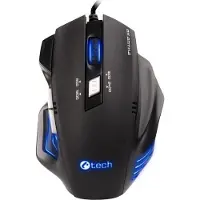 C-TECH Akantha/cercle/optique/droitier/2 400 DPI/sans fil USB/bleu