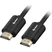 Sharkoon HDMI (Typ A) — HDMI (Typ A) (3 m), Câble vidéo, Noir