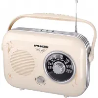 Hyundai PR100B (AM, FM), Radio, Beige