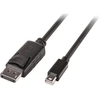 Lindy Displayport To Mini Displayport 1.4 Cable 5 M Noir