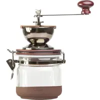 Hario Cmhn-4 Appareil À Moudre Le Café Noir, Transparent, Bois