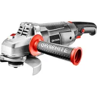 Graphite Meuleuse d'angle 1200W, disque 125 x 22.2 mm vitesse 3000-11000 rpm