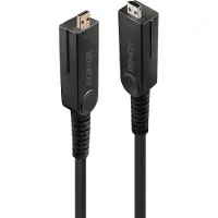 Lindy Hdmi 10 M Fiber Optic Cable Noir