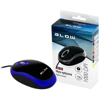 BLOW MP-20 Souris optique bleue 1000DPI USB PC portable Plug and Play 3 boutons Scroll