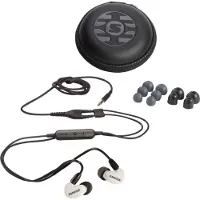 Shure AONIC 215 - Écouteurs intra-auriculaires avec transducteur unique et câble de 3,5 mm (blanc)