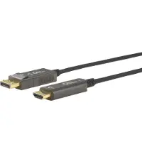 Microconnect DP-HDMI-1500V1.4OP Adaptateur de câble vidéo 15 m DisplayPort Noir (W125825210) (15 m), Câble vidéo, Noir