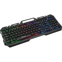 Sandberg 640-25, filaire, USB, membrane, AZERTY, LED RGB, noir