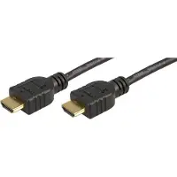 Logilink CH0036 1.5m Câble HDMI type A mâle - HDMI type A mâle, haute vitesse avec Ethernet 1.4 versi (1.50 m), Câble vidéo, Noir