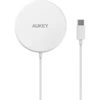 Aukey Chargeur sans Fil Qi Magnétique Aircore 15W - Blanc
