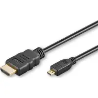 Microconnect - 4K HDMI A-D cable, 5m - Câbles HDMI