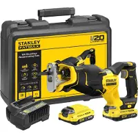 Stanley V20 Scie Sabre Brushless Lithium 18V - 2 Batteries 2Ah FATMAX - SFMCS310D2K-QW