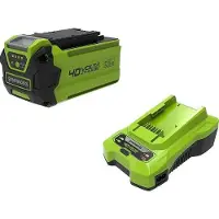 Greenworks Starter Kit 40 Volt avec batterie 2.0 Ah et chargeur