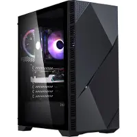 Zalman Z3 Iceberg black / Middle tower / ATX / ventilateur 2x120mm / verre trempé / noir