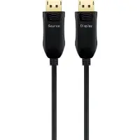 PremiumCord Câble de Connexion Optical Displayport 1.3-1.4 M-Plaqué Or 15 m - kport6-15