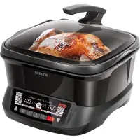 Sencor Friteuse multifonction en pot 4,8 l, 1800 W SFR9300BK, Friteuse, Noir