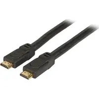 EFB Elektronik HDMI (Typ A) — HDMI (Typ A) (15 m), Câble vidéo, Noir