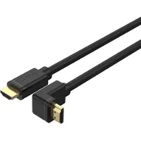 UNITEK Y-C1009 Câble HDMI 270° 2.0 4K60HZ 3M Noir (3 m), Câble vidéo, Noir