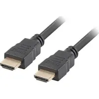 Lanberg Câble HDMI M/M v1.4 1m CCS noir (1 m), Câble vidéo, Noir