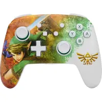 PowerA Manette sans fil améliorée pour Nintendo Switch Link Watercolor