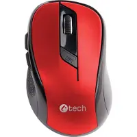 C-TECH Souris C-Tech (WLM-02R) (Sans fil), Souris, Noir, Rouge