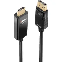 Lindy 40924 Câble adaptateur 0,5m DisplayPort vers HDMI avec HDR
