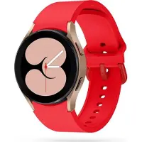 Tech-Protect Dirželis Icondband Samsung Galaxy Watch 4 40/42/44/46mm Corail Raudona (40 mm, 42 mm, 44 mm, 46 mm, Matériau TPU), Sangles de montre, Rouge