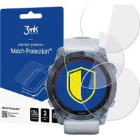 3mk Protection Lot de 3 verres hybride pour montre 3MK Garmin Fenix 7 FlexibeGlass - transparent - TU