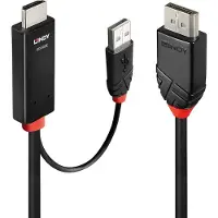 Lindy 41500 Displayport Hdmi Cable Argenté