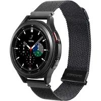 DUX Série milanaise (22 mm, 45 mm, Acier inoxydable), Sangles de montre, Noir