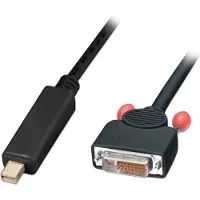 Lindy 3m Mini DisplayPort - DVI-D m/m Noir