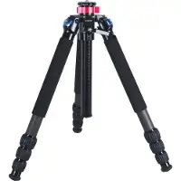 Sirui R-4214E Reporter E - Trépied 178 cm avec colonne centrale crantée en carbone - Série RE (Carbone), Trépied, Noir