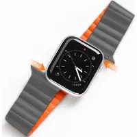 DUX magnetic strap watch strap 7/6/5/4/3/2 (38 mm, 40 mm, 41 mm, Silicone), Sangles de montre, Gris