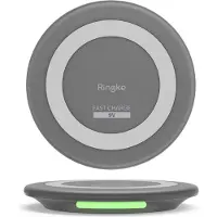 Ringke Ład. indukcyjna PT900S MFi Fast Charge szary/grey ACWC0001 (9 W), Chargeur sans fil, Gris
