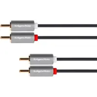 Krüger&Matz Câble RCA 2x - RCA 2x, 5m Kruger&Matz Basic