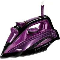 MPM Fer à repasser à vapeur avec semelle en céramique 2800W MZE-21/RS