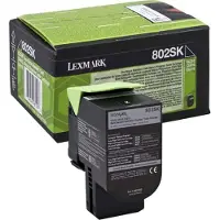 Lexmark 80C2SK0 (802SK) - Noir - Toner