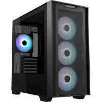 Asus Boitier PC A21 Plus mini tour noir ARGB avec panneau latéral verre trempé