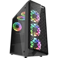 Darkflash Water Square 5 Pc Tower Case Noir