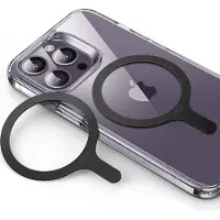 ESR Halolock Magsafe Universal Magnetic Ring 2-Pack, Téléphone portable : accessoires, Noir