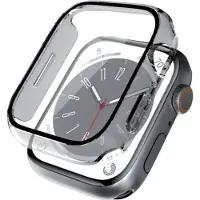 Crong Boîtier hybride pour Apple Watch 45 mm - Boîtier en verre transparent