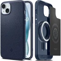 Spigen Coque Spigen Mag Armor avec MagSafe pour iPhone 15 Plus - bleu