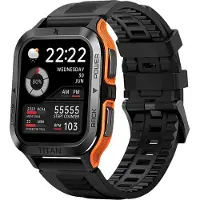 Maxcom Montre intelligente FW67 Titan Pro Graphite/Orange