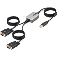 StarTech.com 2p6ffc-usb-serial Usb Adapter Argenté