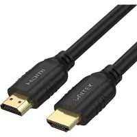 UNITEK C11079BK-10M, 10 m, HDMI Type A (Standard), HDMI Type A (Standard), compatible 3D, 18 Gbit/s, Noir