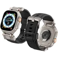 Spigen Dura Pro Armor (Nylon, Polyuréthane thermoplastique (TPU)), Sangles de montre, Noir